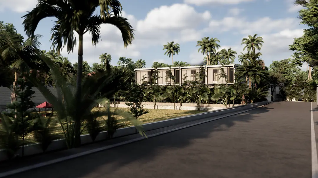 Olympus One villa exterior, Canggu, Bali
